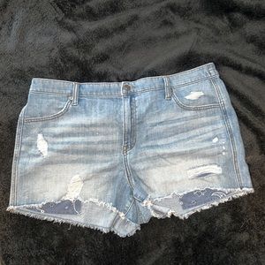 ‘aerie’ stretchy denim shorts